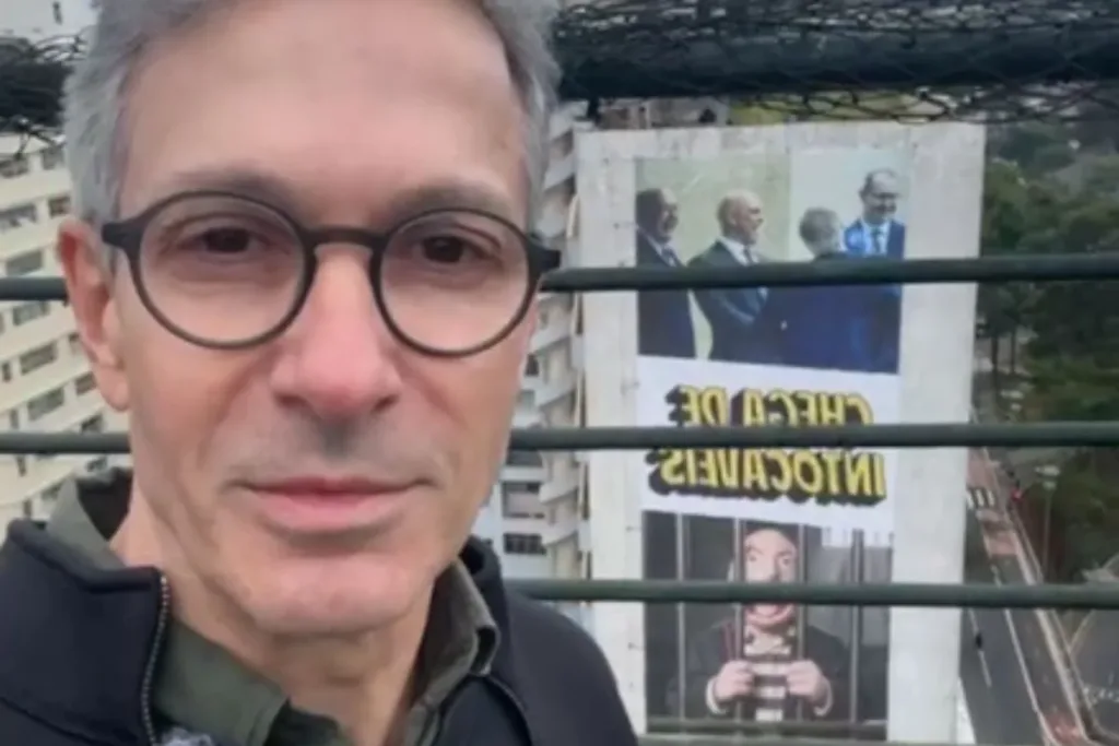 Zema faz ato de campanha esvaziado na Avenida Paulista no 7 de Setembro